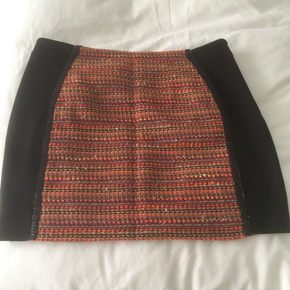 Rachel Roy high waist colorful mini skirt pockets